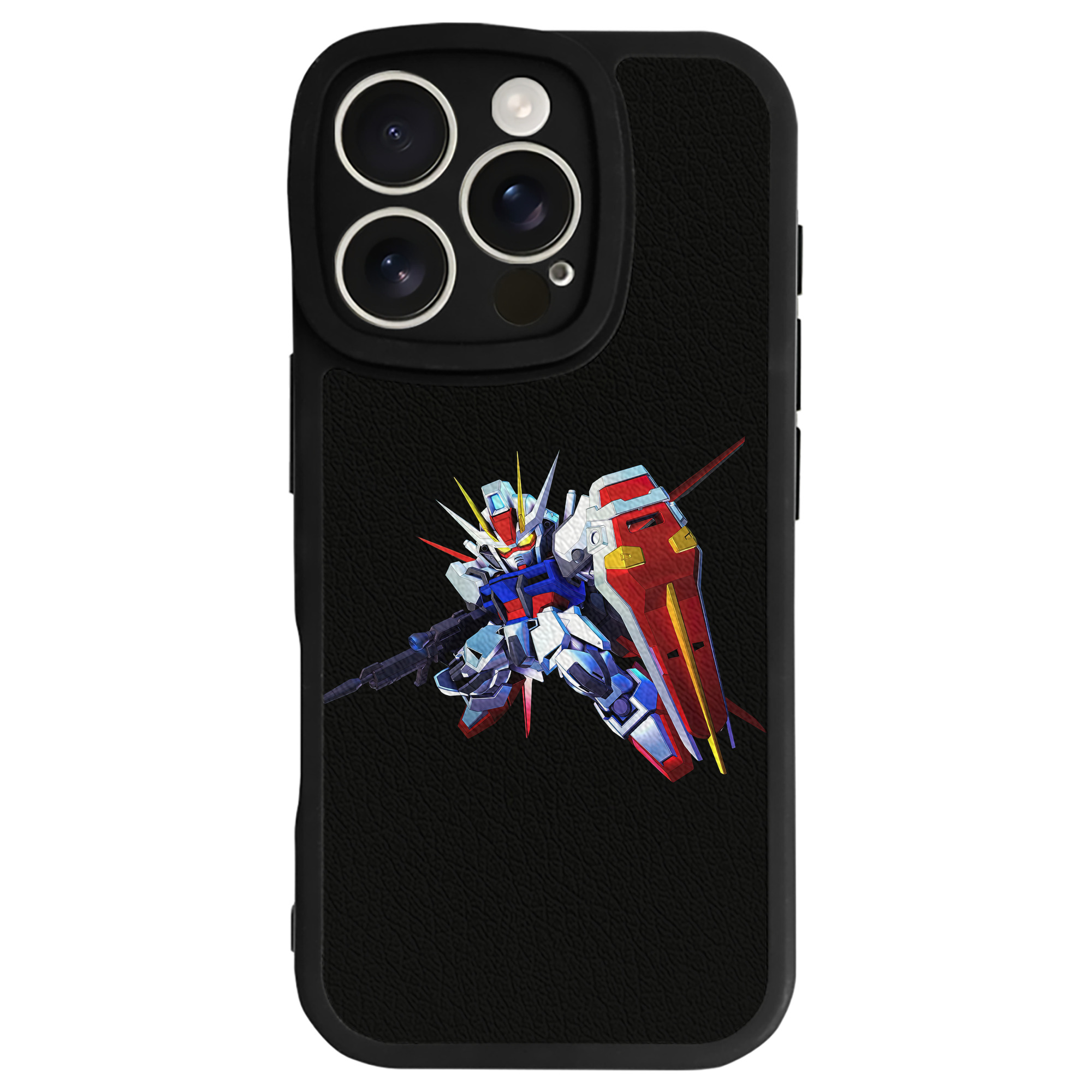 （画像用） 機動戦士ガンダム Mobile Suit Gundam 【iPhone 16シリーズ対応】シリコンスマホケース（レザー調） 材質：シリコン